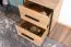 Nachtkommode Altels 22, Farbe: Riviera Eiche / Dunkelbraun - Abmessungen: 68 x 47 x 40 cm (H x B x T)