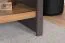 Wohnzimmer Komplett - Set C Selun, 6-teilig, Farbe: Eiche Dunkelbraun / Grau
