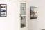 Vitrine Badus 12, Farbe: Weiß - 201 x 49 x 44 cm (H x B x T)
