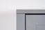Schrank Segnas 08, Farbe: Grau - 198 x 62 x 42 cm (H x B x T)