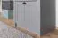 Schrank Segnas 08, Farbe: Grau - 198 x 62 x 42 cm (H x B x T)