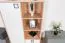 Kommode 26, Farbe: Buche / Weiß - 134 x 86 x 37 cm (H x B x T)
