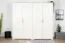 Drehtürenschrank / Kleiderschrank Falefa 01, Farbe: Elfenbein - Abmessungen: 225 x 251 x 58 cm (H x B x T)