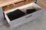 TV-Unterschrank Lotofaga 06, Farbe: Grau / Walnuss - 52 x 151 x 54 cm (H x B x T)