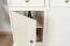 Kommode Gyronde 04, Kiefer massiv Vollholz, Farbe: Weiß / Eiche - 85 x 167 x 45 cm (H x B x T)