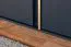 Langes Sideboard mit genügend Stauraum Raoued 05, Farbe: Anthrazit - Abmessungen: 81 x 203 x 39,5 cm (H x B x T)