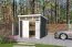 Gartenhaus G267 Carbongrau - 28 mm Blockbohlenhaus, Grundfläche: 5,97 m², Pultdach