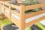 Stockbett 90 x 200 cm für Erwachsene "Easy Premium Line" K17/n, Buche Massivholz Natur lackiert, teilbar