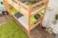 Stockbett 90 x 200 cm für Erwachsene "Easy Premium Line" K17/n, Buche Massivholz Natur lackiert, teilbar
