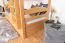 Etagenbett 90 x 200 cm für Erwachsene "Easy Premium Line" K17/n inkl. Liegeplatz und 2 Abdeckblenden, Buche Massivholz Natur lackiert, teilbar
