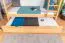 Etagenbett / Stockbett 90 x 200 cm "Easy Premium Line" K17/n inkl. Liegeplatz und 2 Abdeckblenden, Buche Massivholz Natur lackiert, teilbar