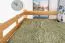 Etagenbett / Stockbett 90 x 200 cm "Easy Premium Line" K17/n inkl. Liegeplatz und 2 Abdeckblenden, Buche Massivholz Natur lackiert, teilbar