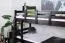 Etagenbett / Stockbett 90 x 200 cm "Easy Premium Line" K17/n inkl. Liegeplatz und 2 Abdeckblenden, Buche Massivholz Schokobraun lackiert, teilbar