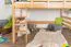 Kinderbett / Hochbett "Easy Premium Line" K23/n, Buche Vollholz massiv Natur lackiert, teilbar - Liegefläche: 120 x 190 cm