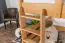 Kinderbett / Hochbett "Easy Premium Line" K23/n, Buche Vollholz massiv Natur lackiert, teilbar - Liegefläche: 120 x 190 cm