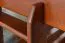 Hochbett 140 x 200 cm "Easy Premium Line" K23/n, Buche Massivholz Dunkelbraun lackiert, teilbar