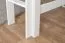 Hochbett 140 x 190 cm "Easy Premium Line" K23/n, Buche Massivholz weiß lackiert, teilbar