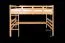 Hochbett 160 x 200 cm "Easy Premium Line" K23/n, Buche Massivholz Kirschfarben lackiert, teilbar