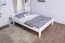 Doppelbett "Easy Premium Line" K4 in Überlänge, 160 x 220 cm Buche Vollholz massiv weiß lackiert