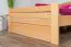 Jugendbett "Easy Premium Line" K7 inkl.1 Abdeckblende, 140 x 200 cm Buche Vollholz massiv Natur