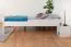 Jugendbett "Easy Premium Line" K7 inkl.1 Abdeckblende, 140 x 200 cm Buche Vollholz massiv weiß lackiert