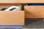 Jugendbett "Easy Premium Line" K7 inkl. 2 Schubladen und 1 Abdeckblende, 140 x 200 cm Buche Vollholz massiv Natur