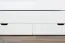 Einzelbett /Funktionsbett Metsovo inkl. 2.Liegeplatz, Farbe: Weiß - Liegefläche: 90 x 190 cm (B x L)