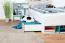 Jugendzimmer Kinderzimmer Komplett - Set B "Aalst", 6-teilig, Eiche / Weiß / Blau