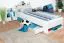 Jugendzimmer Kinderzimmer Komplett - Set B "Aalst", 6-teilig, Eiche / Weiß / Blau