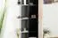 Jugendzimmer - Schrank Aalst 05, Farbe: Eiche / Creme / Schwarz - Abmessungen: 190 x 60 x 40 cm (H x B x T)