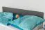 Kinderbett / Jugendbett Ohey 12, Farbe: Dunkelgrau / Hellgrau - 90 x 200 cm (B x L)