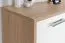 Schlafzimmer - Kleiderschrank, Farbe: Eiche Sonoma / Weiß - 180 x 78 x 60 cm (H x B x T)