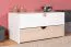 Jugendzimmer - Kommode Skalle 14, Farbe: Weiß / Hellbraun - Abmessungen: 47 x 94 x 49 cm (H x B x T)