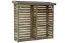 Kaminholzunterstand - Abmessungen: 180 x 50 x 178 cm (L x B x H)