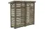 Kaminholzunterstand - Abmessungen: 180 x 50 x 178 cm (L x B x H)