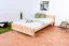 Kinderbett / Jugendbett Buche massiv Vollholz natur 117, inkl. Lattenrost - 140 x 200 cm (B x L)