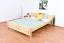 Bettgestell Kiefer 160 x 200 cm Natur