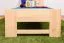 Kinderbett / Jugendbett  Buche massiv Vollholz natur 111, inkl. Lattenrost - 80 x 200 cm (B x L)