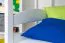 Stockbett 90 x 190 cm | Massivholz: Buche | Weiß Lackiert | umbaubar in zwei Einzelbetten | Premium-Qualität | inkl. Rollroste Abbildung