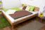 Bett Eiche 200 x 200 cm geölt Abbildung