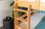 Kinder-Etagenbett 160 x 200 cm (umbaubar) | Massivholz: Buche | Natur Lackiert | umbaubar in 2 Einzelbetten | inkl. Rollroste Abbildung