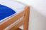 Kinderbett 90 x 200 cm | Massivholz: Buche | Natur Lackiert Abbildung