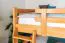 Kinder-Etagenbett 160 x 200 cm (umbaubar) | Massivholz: Buche | Natur Lackiert | umbaubar in 2 Einzelbetten | inkl. Rollroste Abbildung