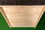 Holz-Gartenhaus 1,8 x 1,8 Meter (inkl. Dach) | Naturbelassen | Satteldach Abbildung