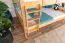 Kinder-Etagenbett 160 x 200 cm (umbaubar) | Massivholz: Buche | Natur Lackiert | umbaubar in 2 Einzelbetten | inkl. Rollroste Abbildung