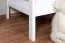 Stockbett 90 x 190 cm | Massivholz: Buche | Weiß Lackiert | umbaubar in zwei Einzelbetten | Premium-Qualität | inkl. Rollroste Abbildung