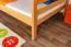 Etagenbett 120 x 200 cm | umbaubar in zwei Einzelbetten | Massivholz: Buche | Natur Lackiert| Premium-Qualität | inkl. Rollroste Abbildung
