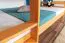 Kinder-Etagenbett 160 x 200 cm (umbaubar) | Massivholz: Buche | Natur Lackiert | umbaubar in 2 Einzelbetten | inkl. Rollroste Abbildung