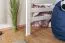Massivholz Hochbett für Kinder | Matratzenmaß: 90 x 190 cm | Weiß Lackiert | umbaubar in Einzelbett | Premium-Qualität | inkl. Rollrost Abbildung