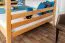 Kinder-Etagenbett 160 x 200 cm (umbaubar) | Massivholz: Buche | Natur Lackiert | umbaubar in 2 Einzelbetten | inkl. Rollroste Abbildung